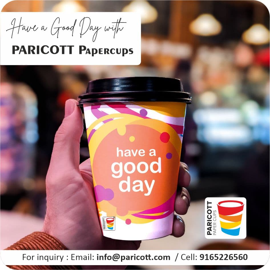 Have a good day with Paricott paper cups